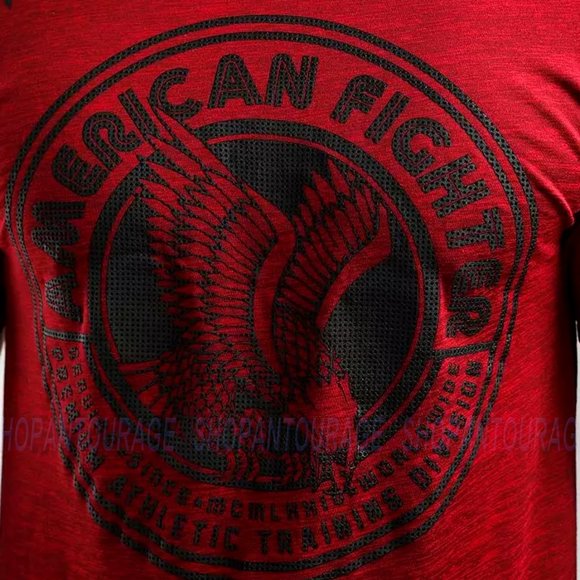 American Fighter Greenbank FM12630 Short Sleeve Graphic Sport T-shirt for Men - Picture 3 of 5